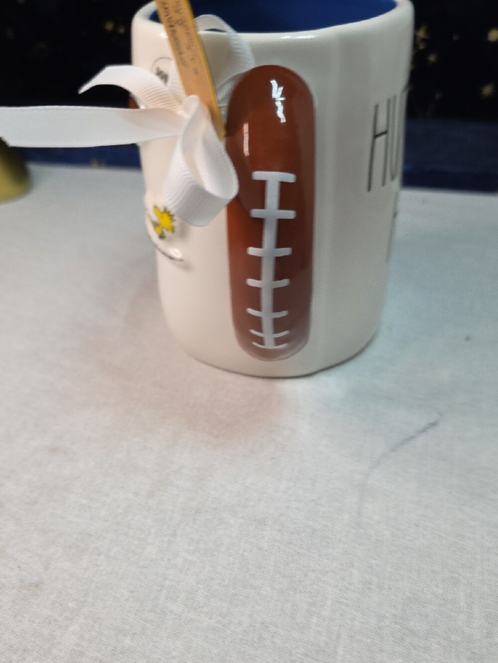 Snoopy & Woodstock x Rae Dunn Double Sided Football Mug - Picture 8 of 8